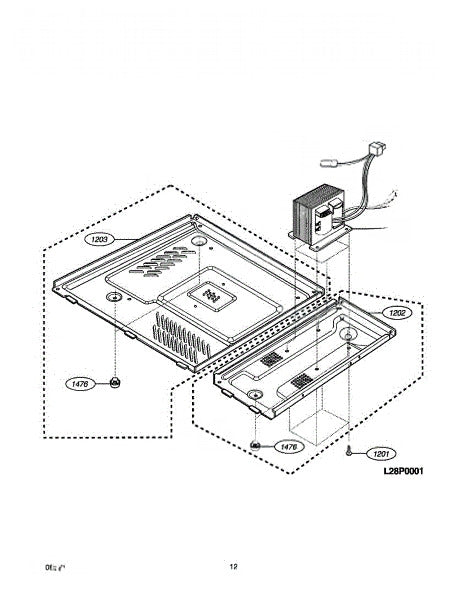 Frigidaire Microwave Plate, Oven Base 5304423496