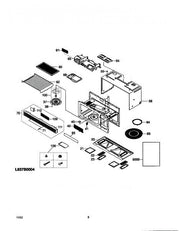 Frigidaire Microwave Grille`exhaust `black 5304423529
