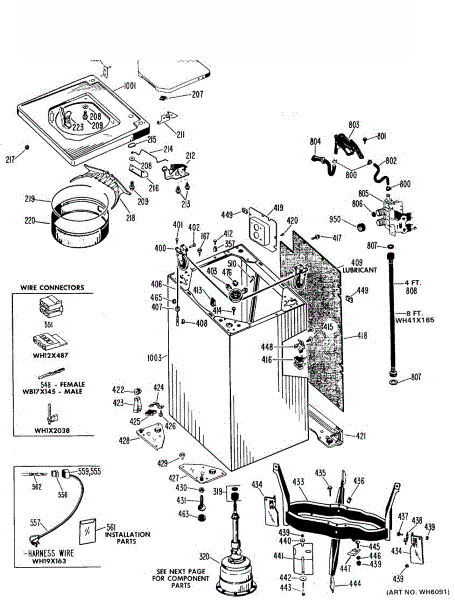 GE Nut-Pkg 12 WH2X707D
