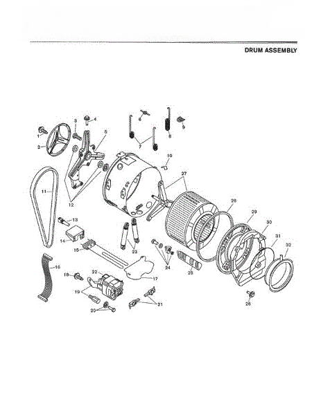 Bosch Drum Face 00203960