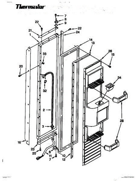 Bosch Refrigerator Freezer Door Panel 00238888