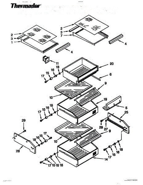 Bosch Refrigerator Frame Assembly 00369210