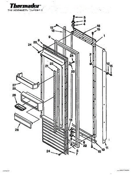 Bosch Refrigerator Trim, Top, 48 In.refrigerator Door 00369347