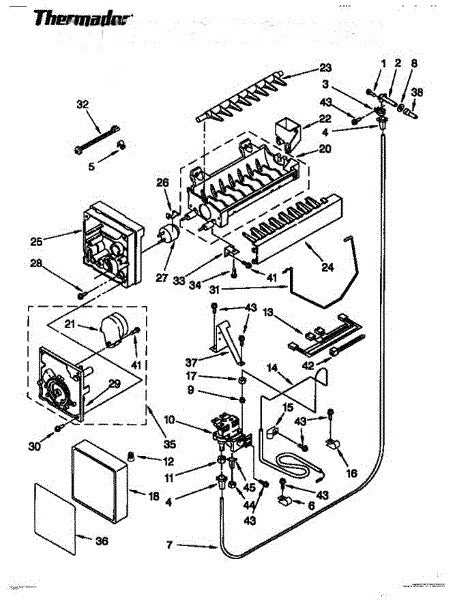 Bosch Refrigerator Water Valve Harness 00487860