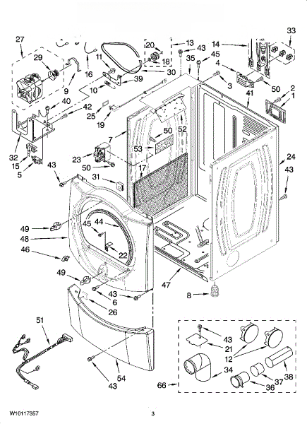 Whirlpool Dryer Clip, Mounting 62825