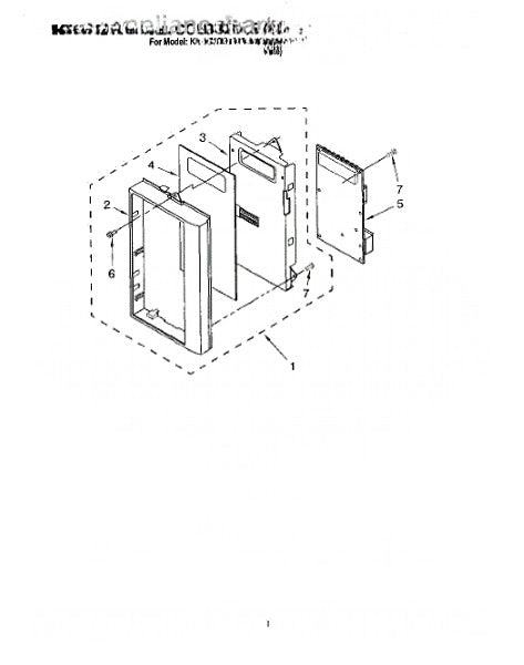 Whirlpool Microwave Bracket, Control 4358821