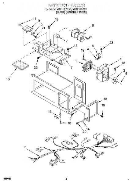 Whirlpool Microwave Guide Air 4358536