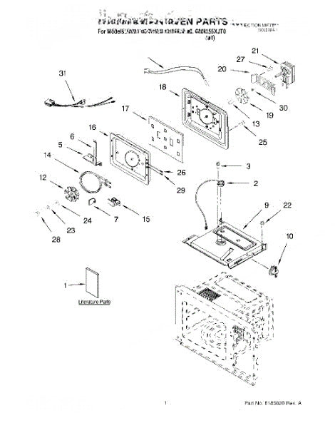 Whirlpool Microwave Bushing 4358460