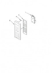 Whirlpool Microwave Touch Pad (black) 4375088