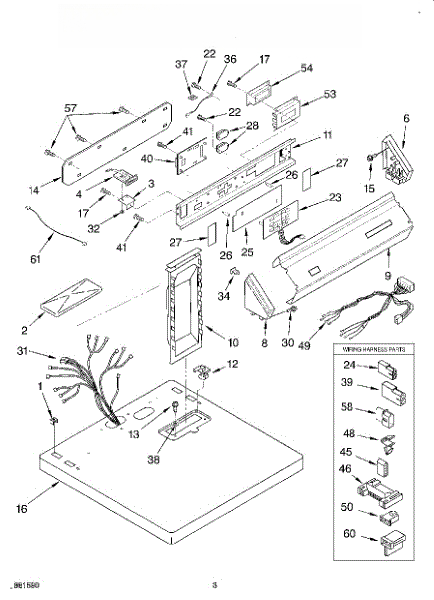 Whirlpool Dryer Card Reader 3949598