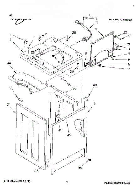 Whirlpool Pin, Locator 3353949