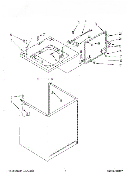 Whirlpool Cabinet 63424