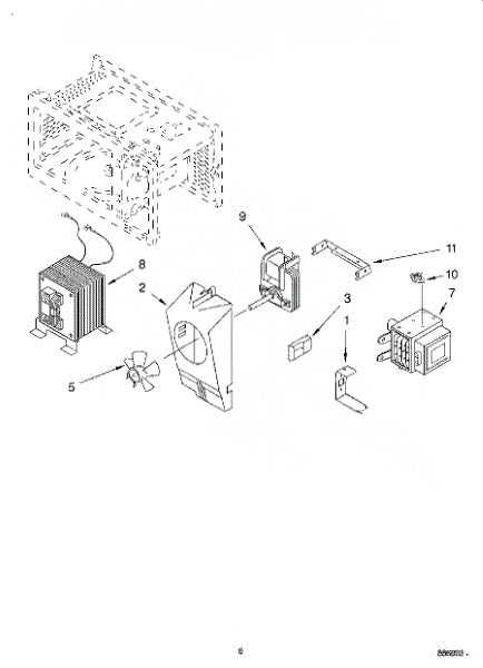 Whirlpool Microwave Guide, Magnetron 4393605