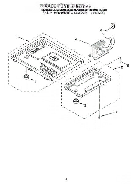 Whirlpool Microwave Base Plate (r) 4359922