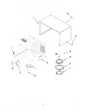 Whirlpool Microwave Outer Case (white) 8183556