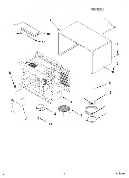 Whirlpool Microwave Connector 8183682