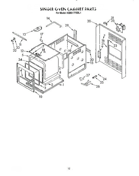 Whirlpool Microwave Seal 3177549