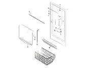 Whirlpool Freezer Gasket, Cover Evaporator (left) 4390664