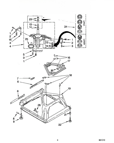 Whirlpool Base 285459
