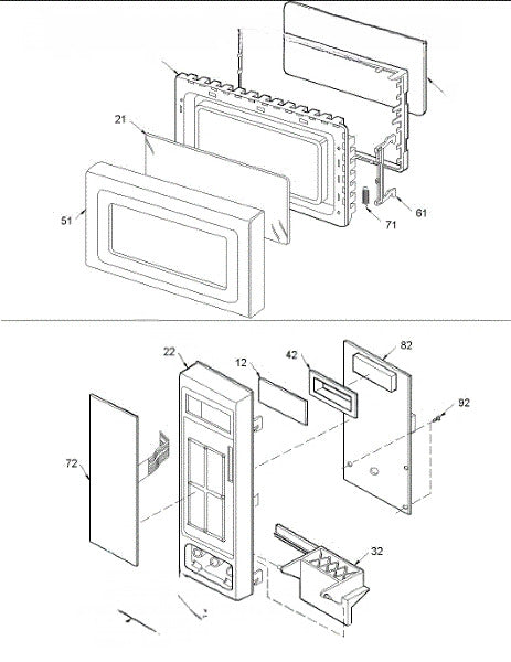 Whirlpool Microwave Holder 8184364