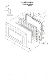 Whirlpool Microwave Panel, Door 8184807