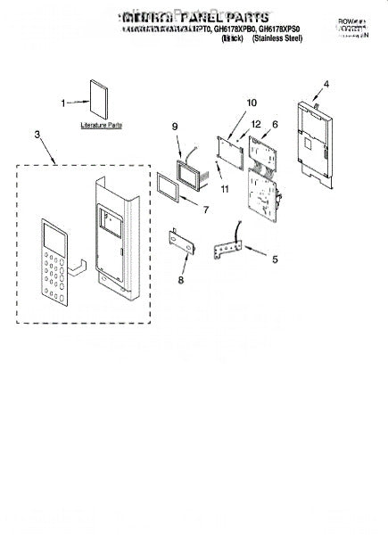 Whirlpool Microwave Brkt-Cntrl 8185057