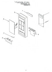 Whirlpool Microwave Microcomputer 8185144