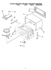 Whirlpool Microwave Outer Case (stainless Steel) 8185307