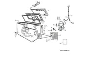 GE Freezer Handle Kit W clip&rivet WR12X10421