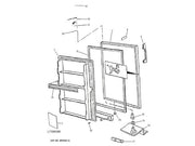 GE Freezer Hinge Top WR13X10283