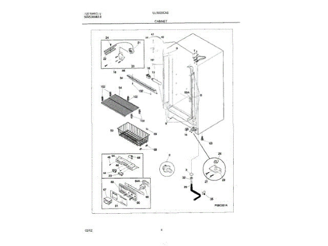 Frigidaire Freezer Support-Shelf 216486900