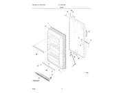Frigidaire Freezer Panel-Inner Door,frzr 216528113