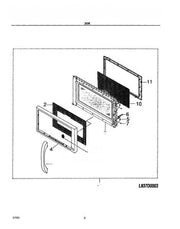 Frigidaire Microwave Panel,inner Door Assy ,white 5304429409