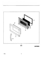 Frigidaire Microwave Frame,door ,white ,outer 5304430270