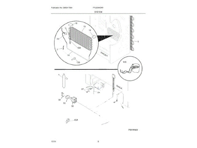 Frigidaire Freezer Main Harness 216895800