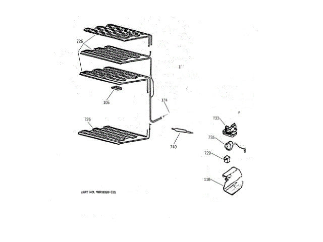 GE Freezer Overload WR08X10002