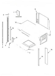 Whirlpool Microwave Mounting Rail 4456546