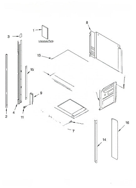 Whirlpool Microwave Mounting Rail 4456546