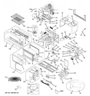GE Microwave Bkt Duct Upper Ass'y WB06X10446