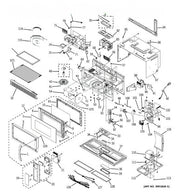 GE Microwave Control Panel Asm Bq WB07X10708