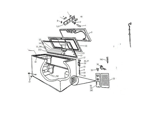 GE Freezer Spring WR01X10361