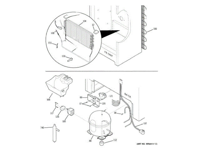GE Freezer Timer-Defrost WR09X10100