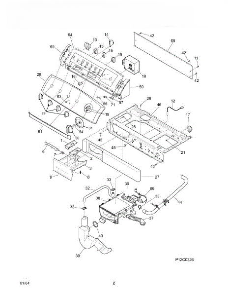 Frigidaire Wiring Harness 134212000