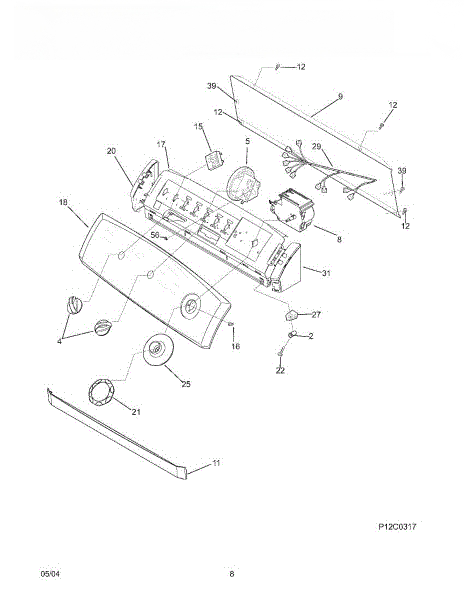 Frigidaire Panel 134324300