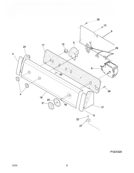 Frigidaire Panel 134282300