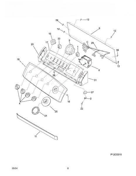 Frigidaire Panel 134323300