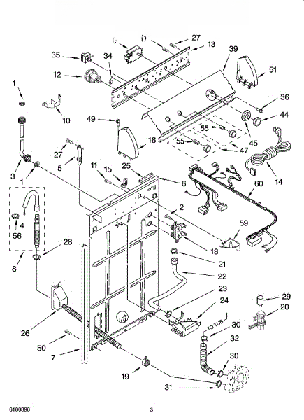 Whirlpool Control Panel 3956978