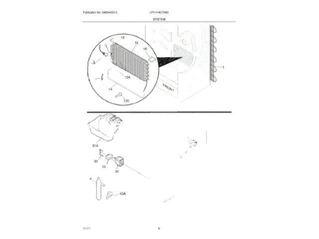 Frigidaire Freezer Controller 216649322