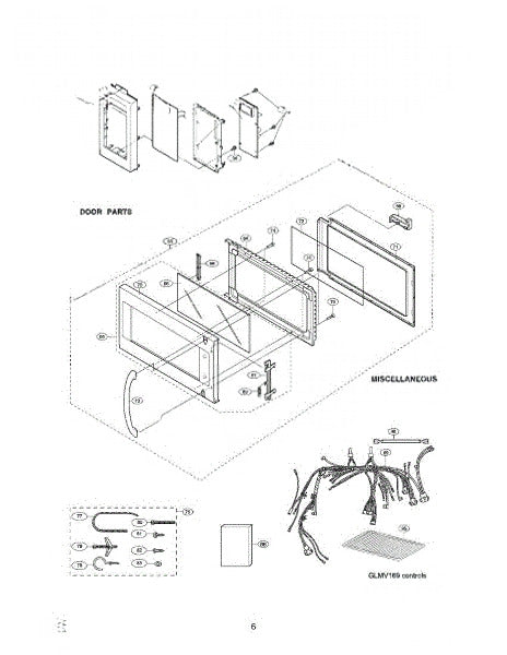 Frigidaire Microwave Panel-Inside Door 5304440306