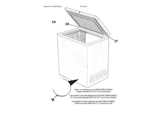 Frigidaire Freezer Light-Pilot 5304439848